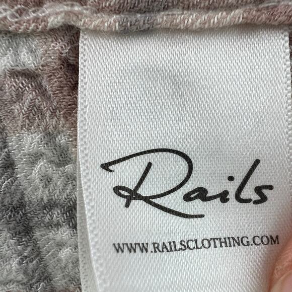 RAILS Brady Shirt Powder Steel Blush Button Down Long Sleeve Chest Pocket Sz M - Picture 9 of 10